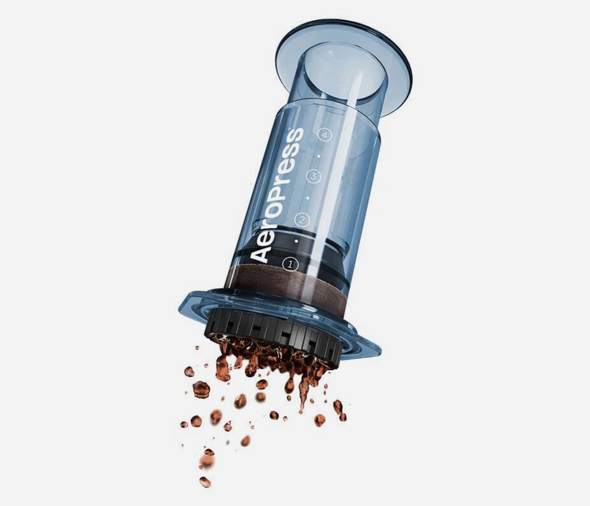 Aeropress® Coffee 1-4 cups Clear Blue