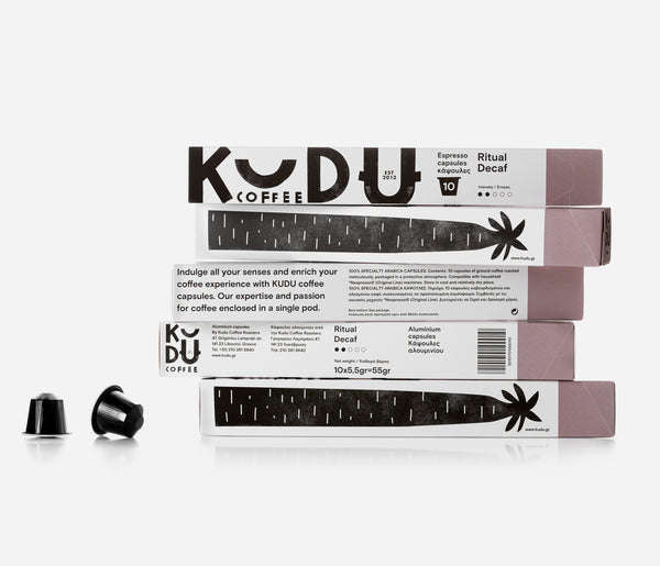 KUDU Coffee: Aluminum capsules
