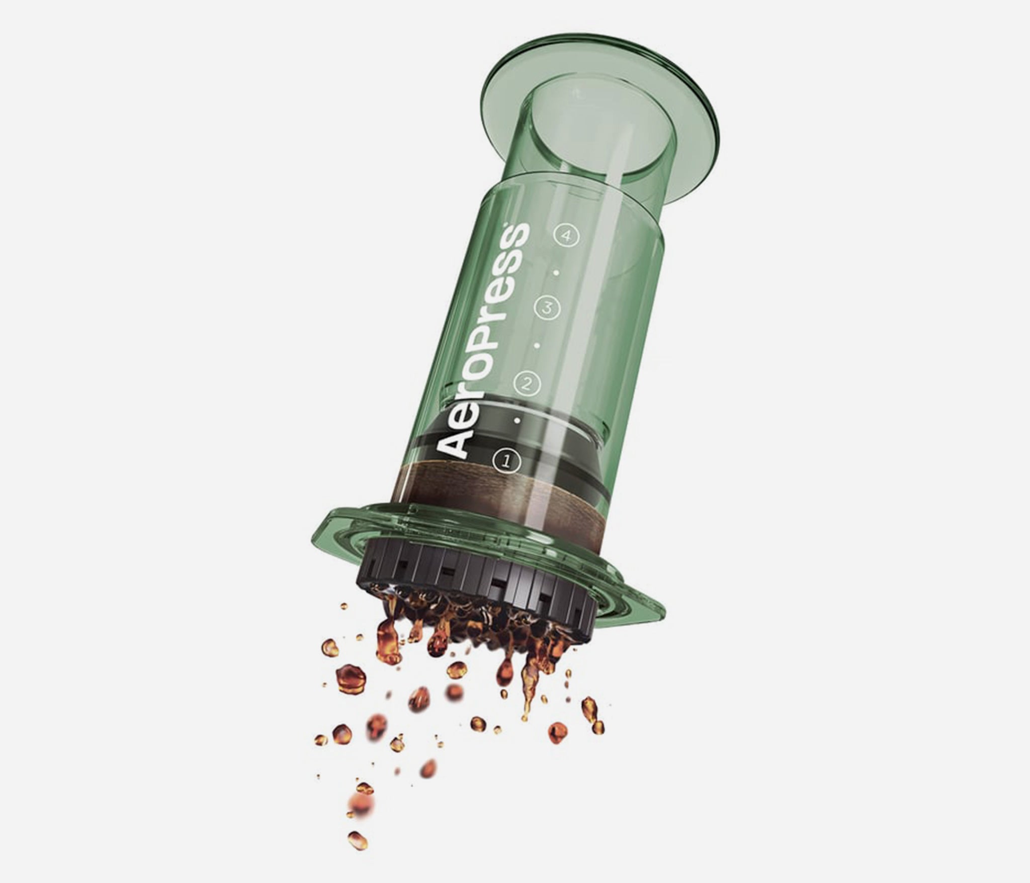 Aeropress® Coffee 1-4 cups Clear Green