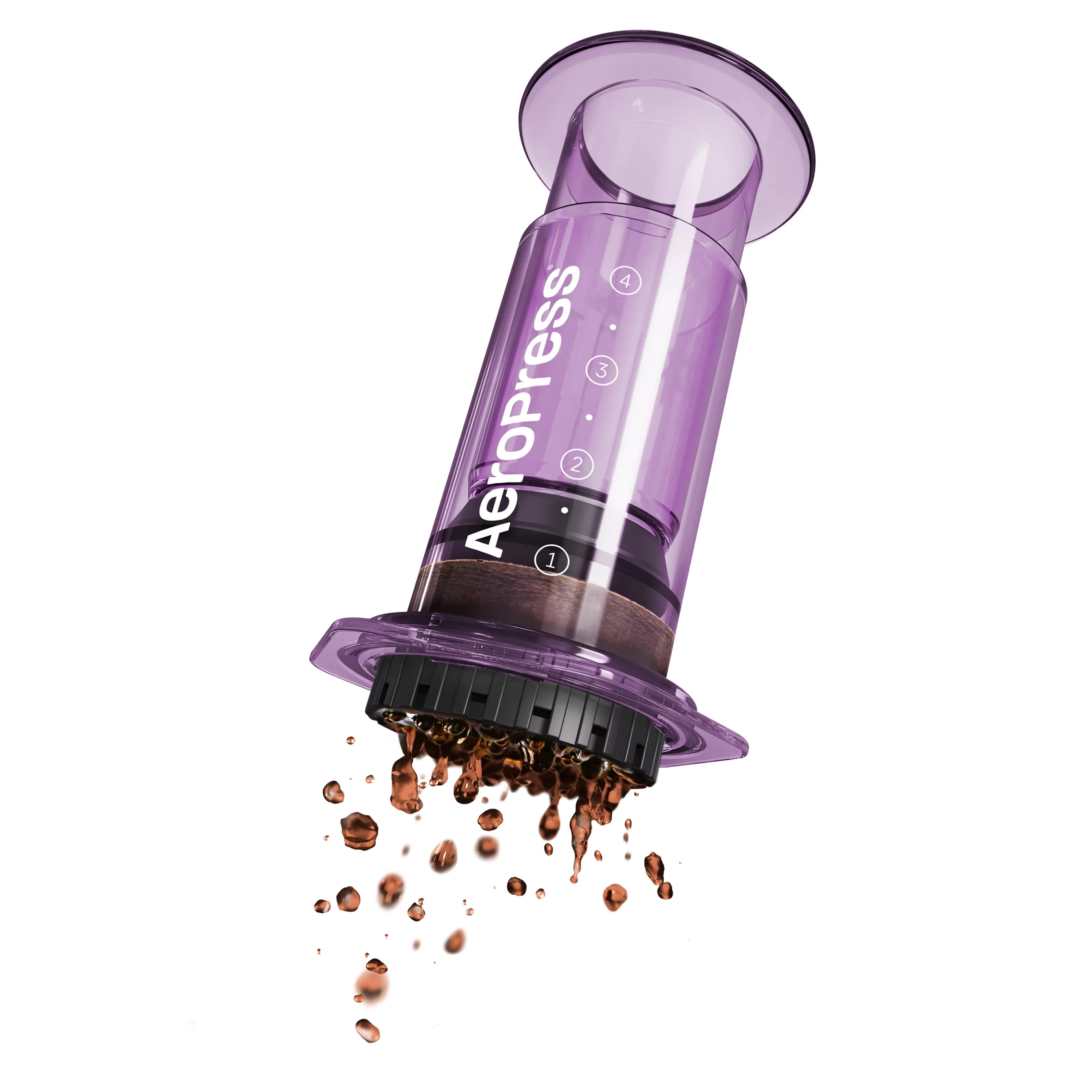 Aeropress® Coffee 1-4 cups Clear Purple