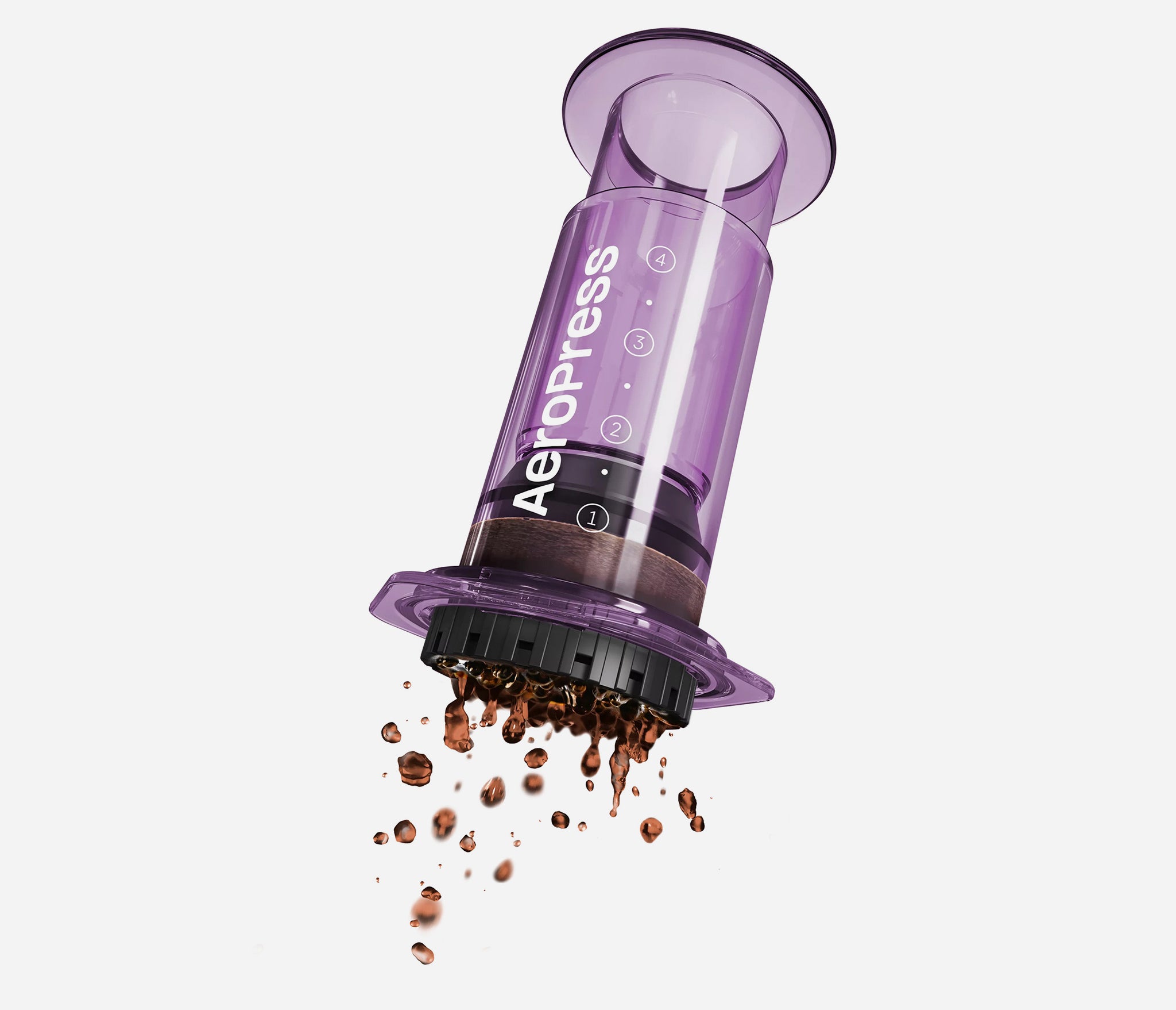 Aeropress® Coffee 1-4 cups Clear Purple