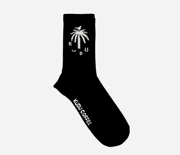 KUDU Coffee: Palm Edition - Black Socks