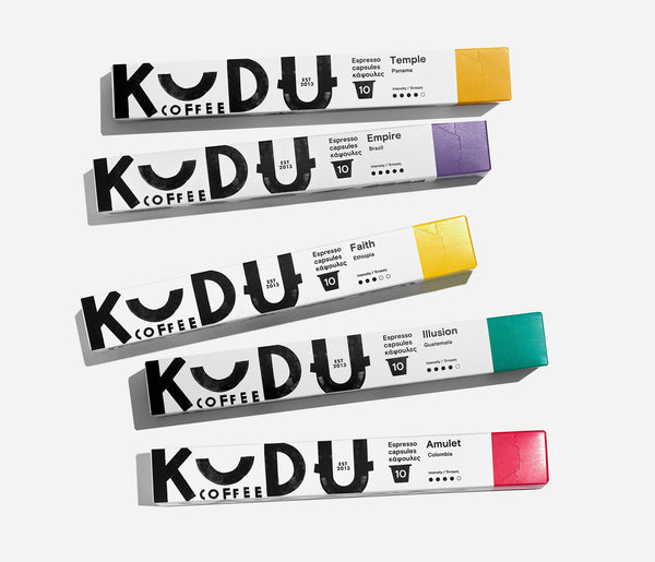 KUDU Coffee: Tasting Pack / 50 Espresso Pods