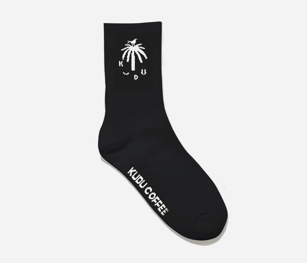KUDU Coffee: Palm Edition - Black Socks