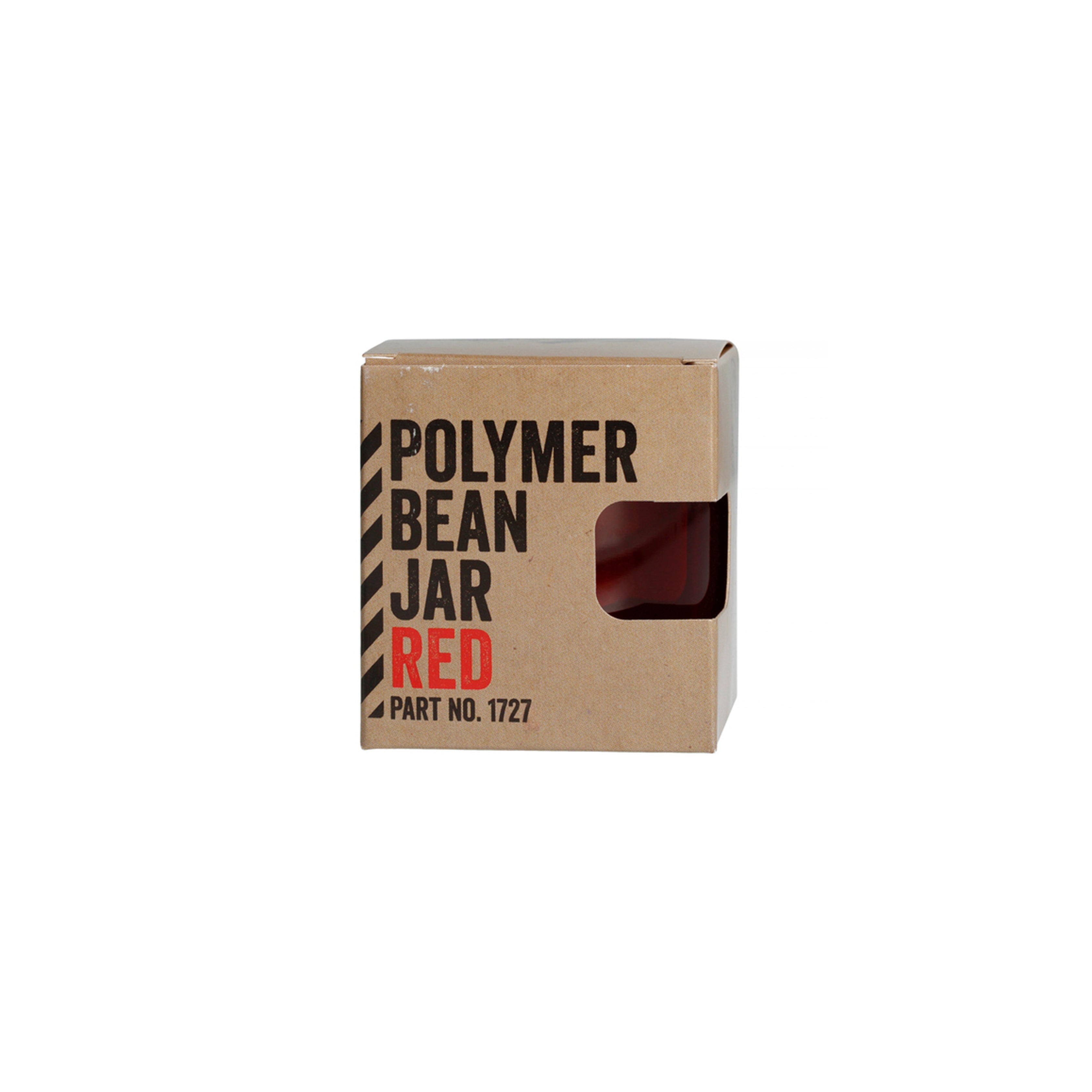 Comandante Polymer Bean Jar & Lid - Red