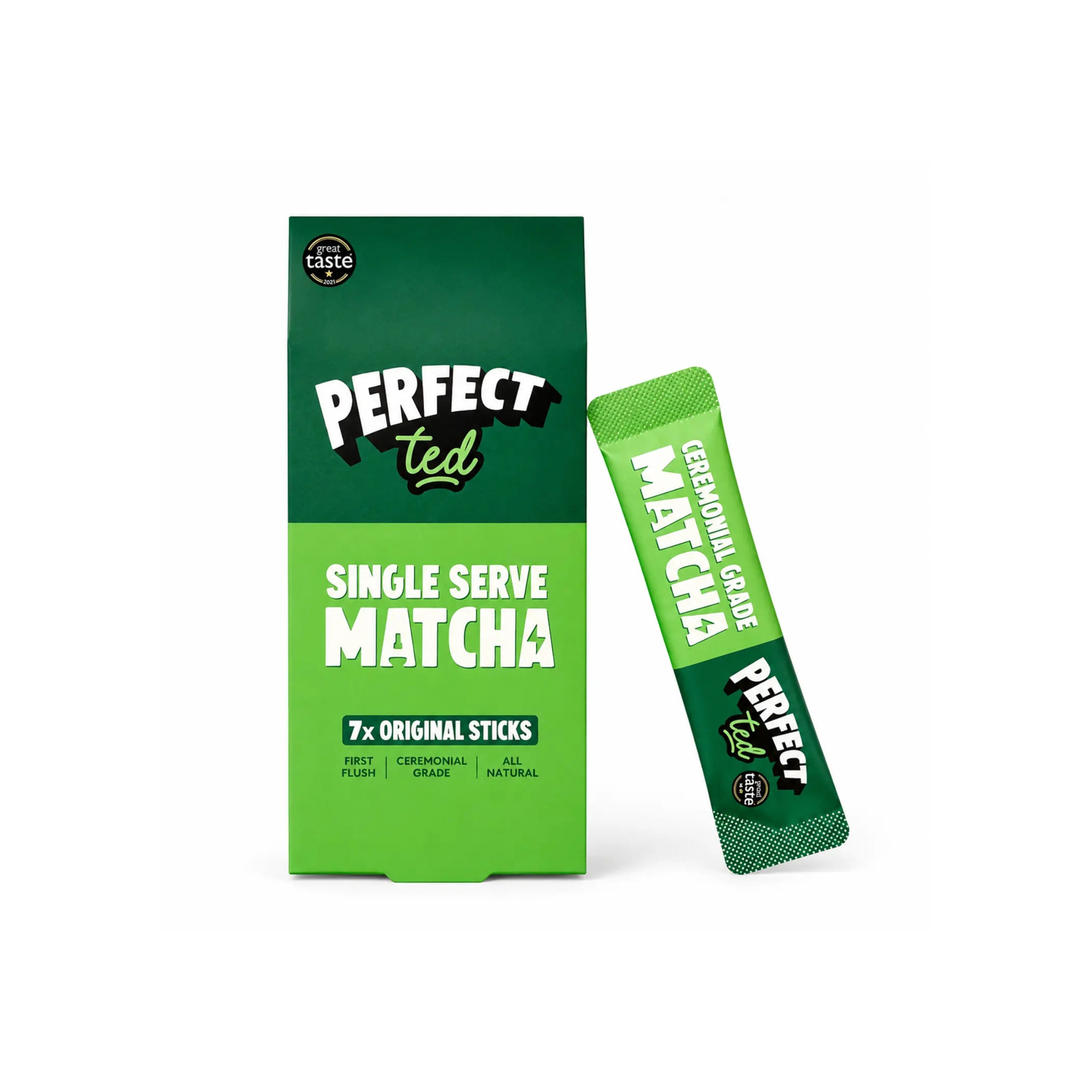 PerfectTed Matcha Green Tea Sticks 7x1,5gr