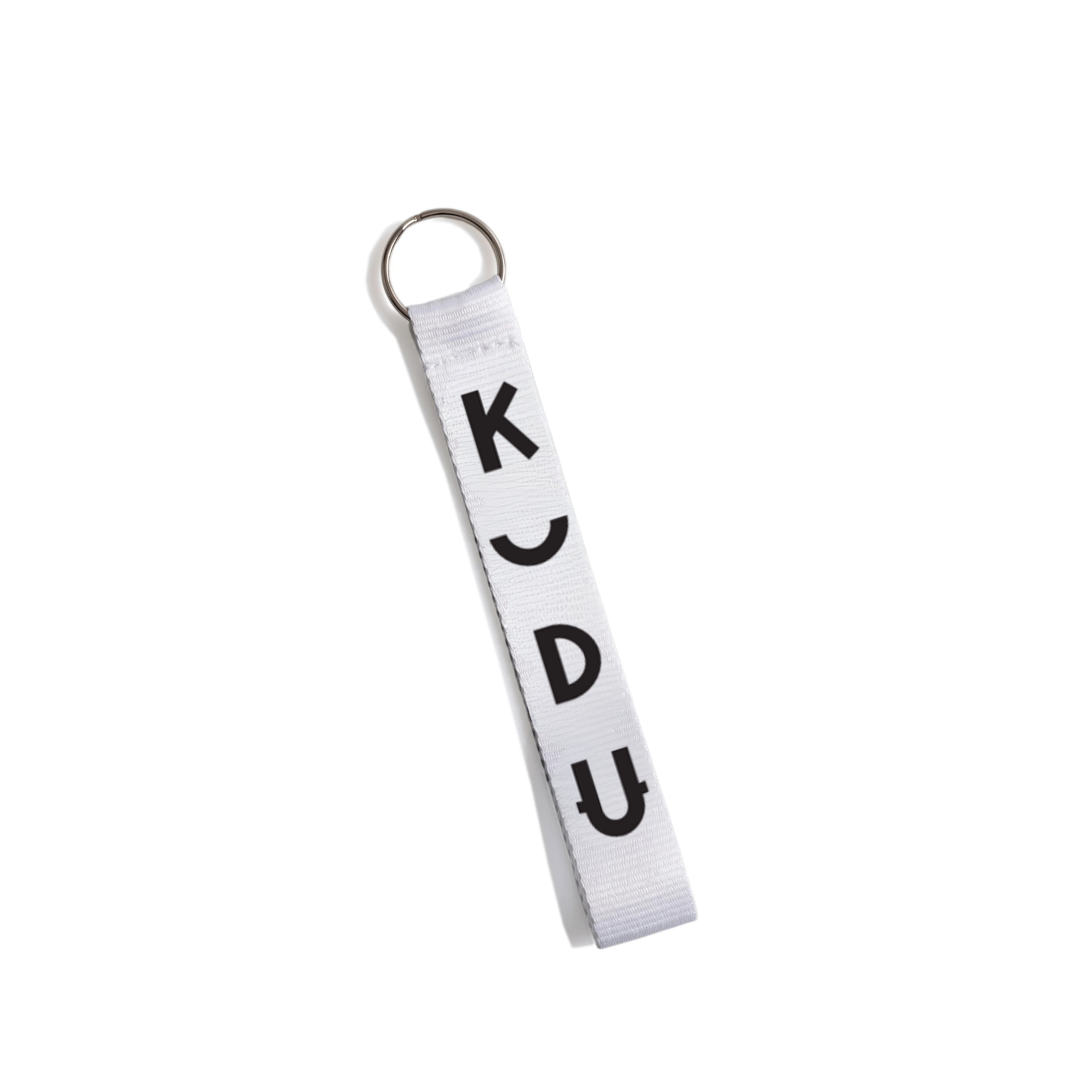 KUDU Keychain White