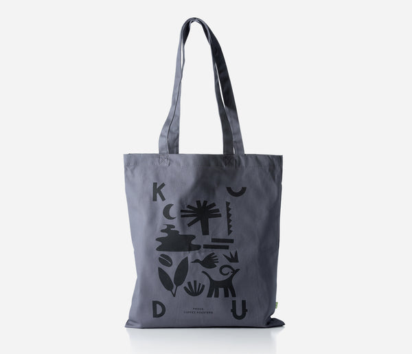 KUDU Coffee: Graphite Grey Tote Bag