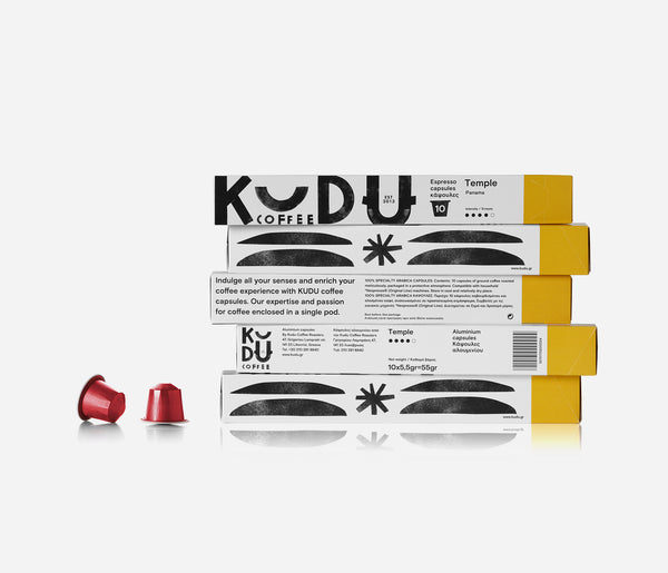 KUDU Coffee: Aluminum capsules 