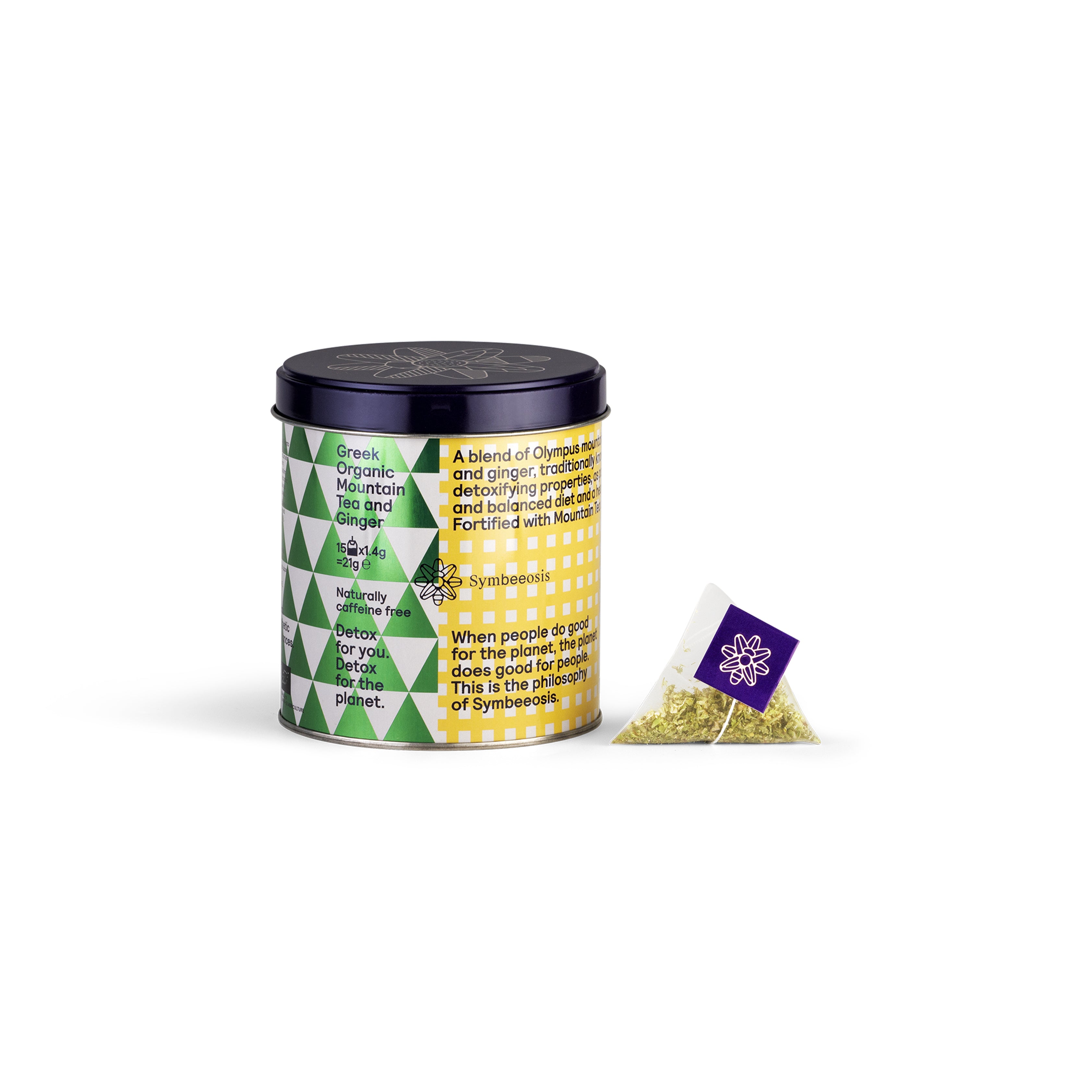 Greek Organic Mountain Tea & Ginger 15τμχ